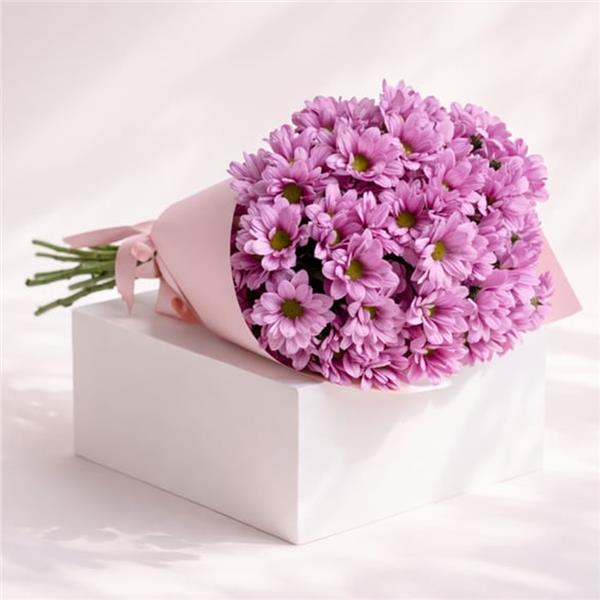 Pembe Papatyalar Çiçek Buketi